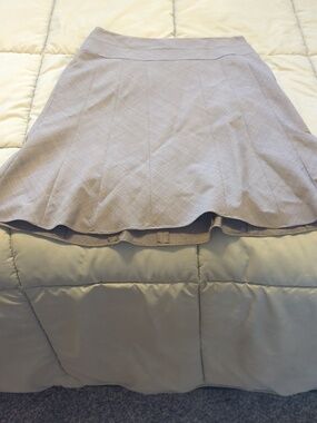 ANTONIO MELANI Light Gray Flared Skirt